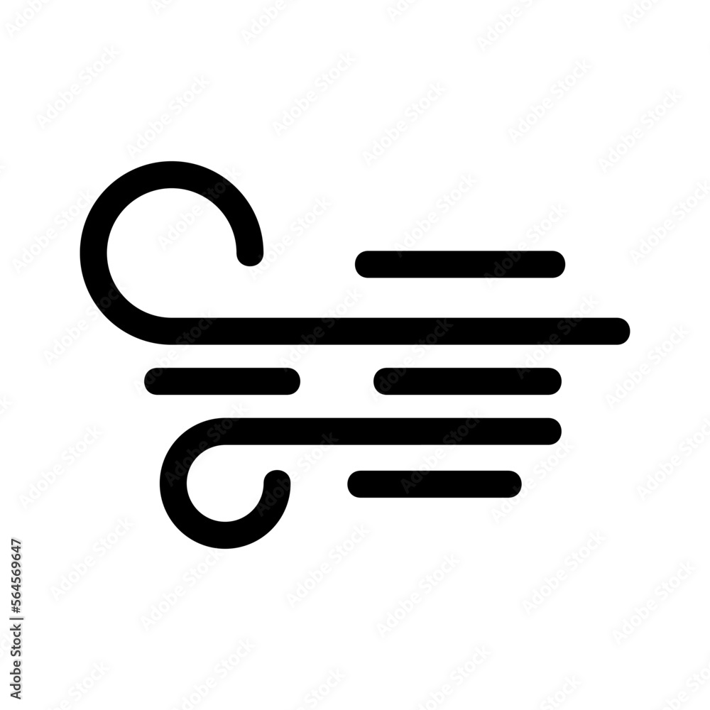 wind icon or logo isolated sign symbol vector illustration - high quality black style vector icons wind icon or logo isolated sign symbol vector illustration - high quality black style vector icons