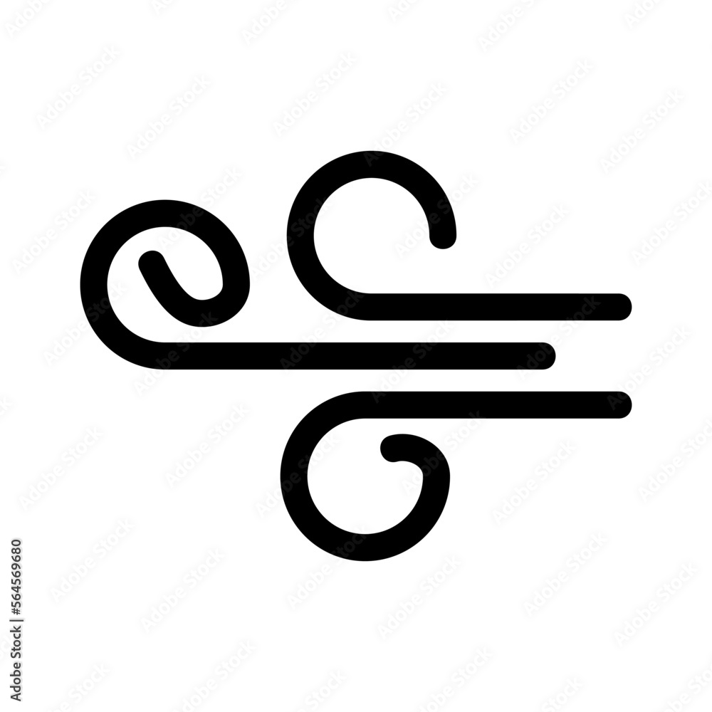 wind icon or logo isolated sign symbol vector illustration - high quality black style vector icons wind icon or logo isolated sign symbol vector illustration - high quality black style vector icons