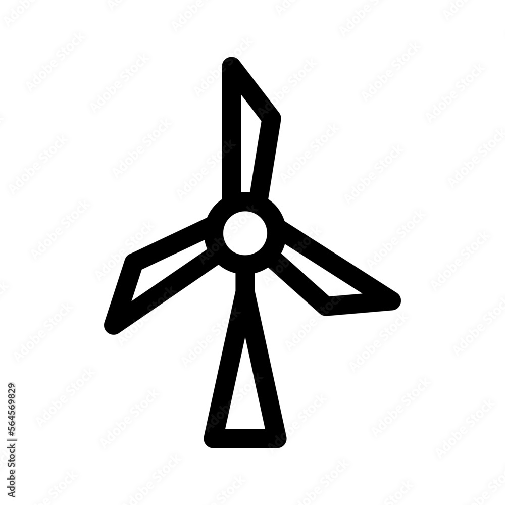 windmill icon or logo isolated sign symbol vector illustration - high quality black style vector icons windmill icon or logo isolated sign symbol vector illustration - high quality black style vector icons