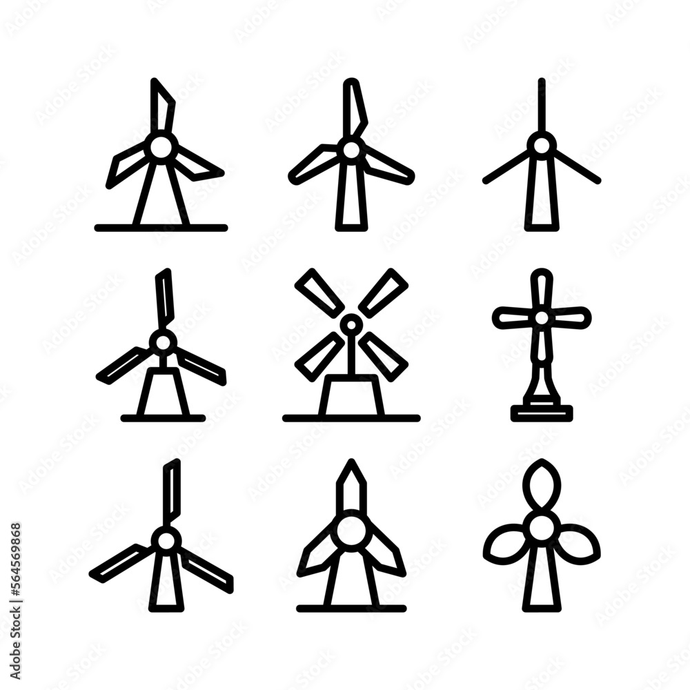windmill icon or logo isolated sign symbol vector illustration - high quality black style vector icons windmill icon or logo isolated sign symbol vector illustration - high quality black style vector icons