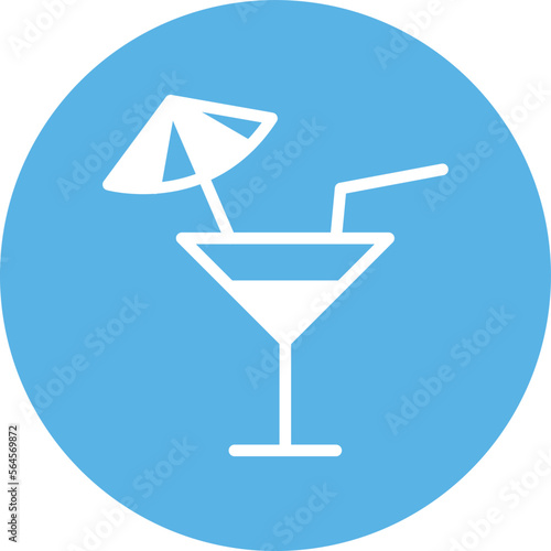 Drink glass Vector Icon
