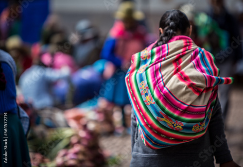 Peruvian Woman in The Market