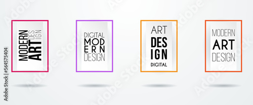 Modern design graphics. Dynamic hipster frame stylish background