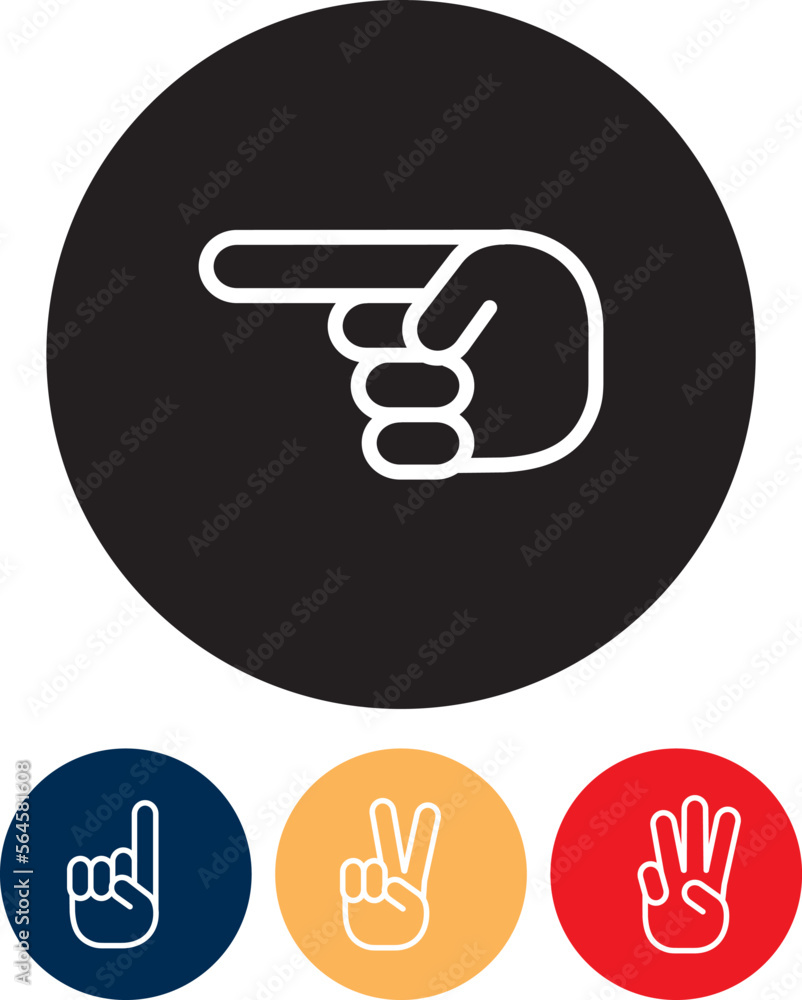 Human Hand collection, different hands, gestures, signals and signs.