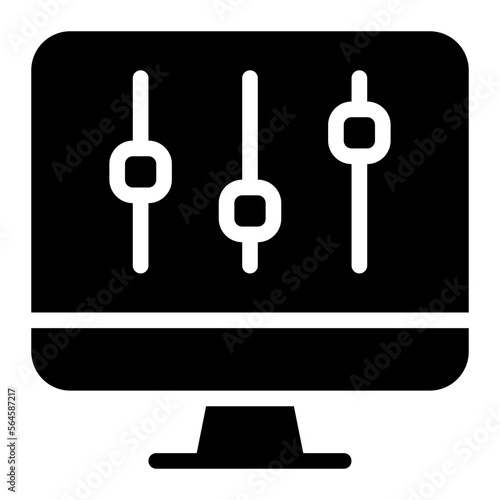 volume controller glyph icon
