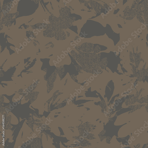 Gender neutral floral seamless vector background. Simple whimsical romantic 2 tone pattern. Kids nursery wallpaper or scandi all over print.