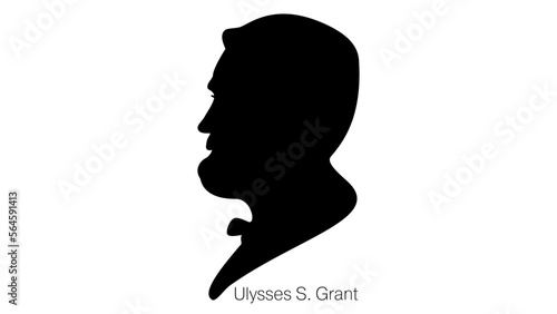Ulysses S. Grant silhouette