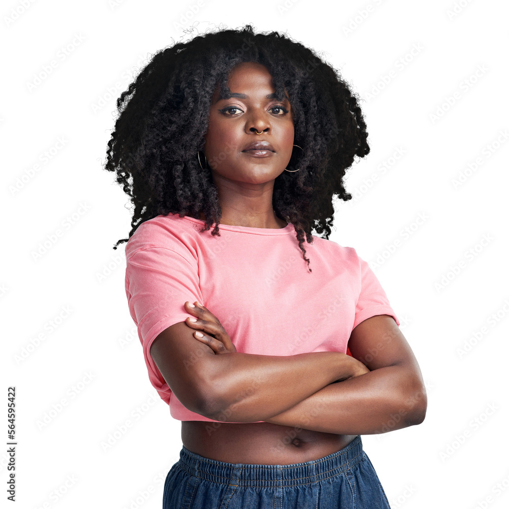 An attractive young woman posing isolated on a PNG background. - obrazy, fototapety, plakaty 