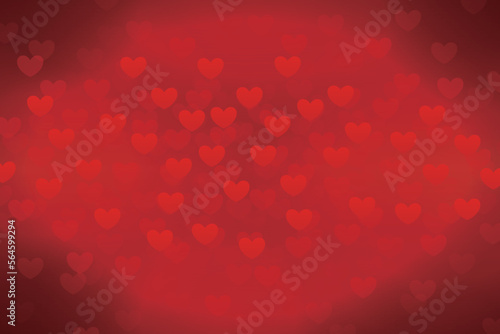 Background image made with a combination of hearts and light