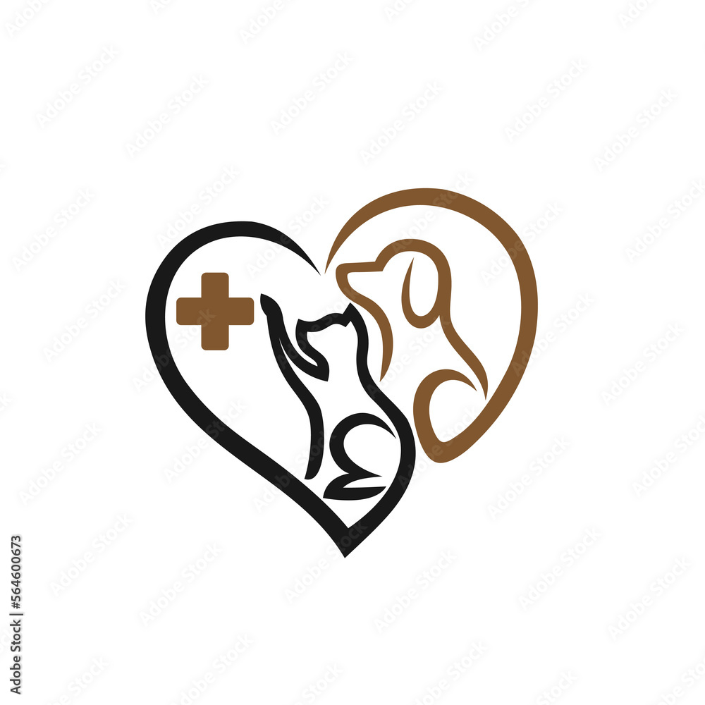 Pet care logo, pet love logo Pet care logo, pet love logo