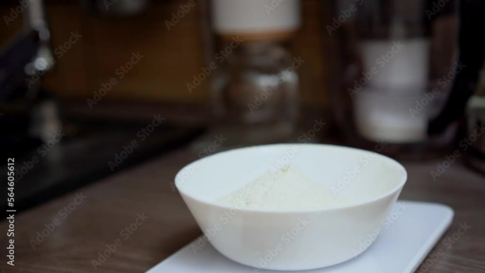 flour sifting, food preparation process, ingredients and preparation flour sifting, food preparation process, ingredients and preparation