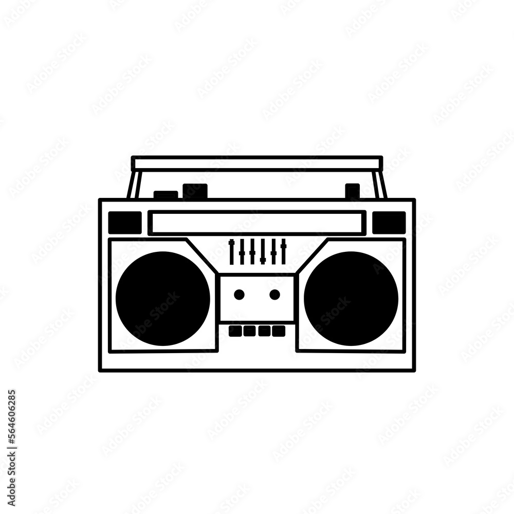 radio icon design, a simple icon with an elegant concept, suitable for your collection or business logo radio icon design, a simple icon with an elegant concept, suitable for your collection or business logo