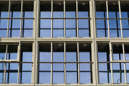 Window of the industrial building.