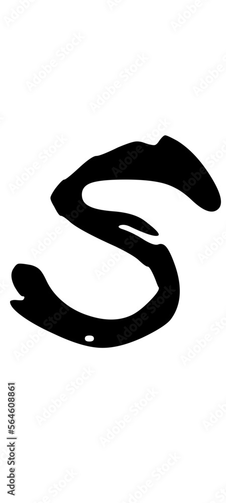 custom made wallpaper toronto digitalAngry Scribbled Sketched Letter