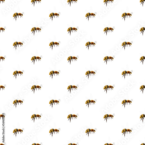 bee pattern seamless transparent © charich