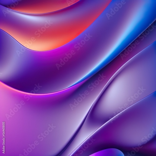 Glossy wave abstract design