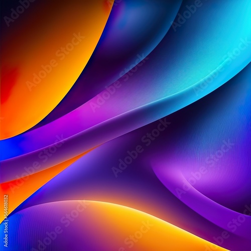 Glossy wave abstract design