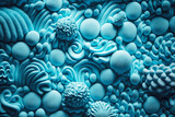 soft blue material background for creativity from plasticine texture