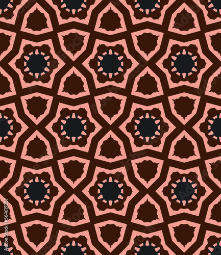 Geometric pattern. Seamless vector background. Ethnic graphic design
