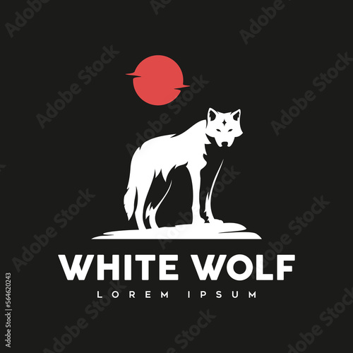 wolf logo design vector symbol design inspiration creative idea