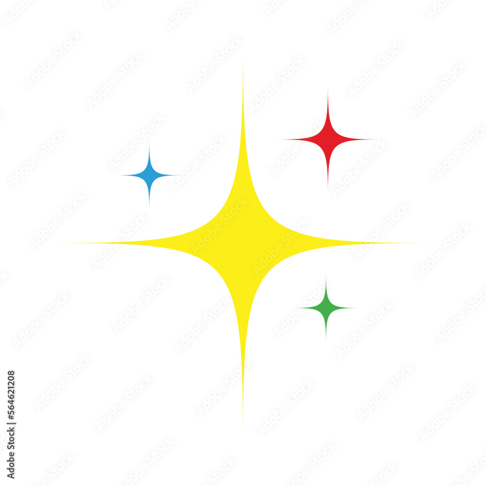 Obraz premium Star Sparkle Retro