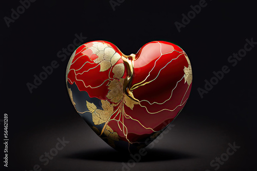 Kintsugi heart, Generative AI