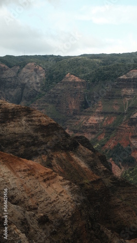 Paesaggio canyon alle hawaii