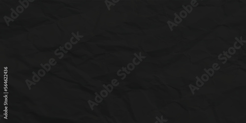 Abstract black crumpled paper texture background . Modern design with Retro cardboard texture. Grunge paper for drawing. Ancient book page .can be use as wallpaper  webpage  copy space for text design
