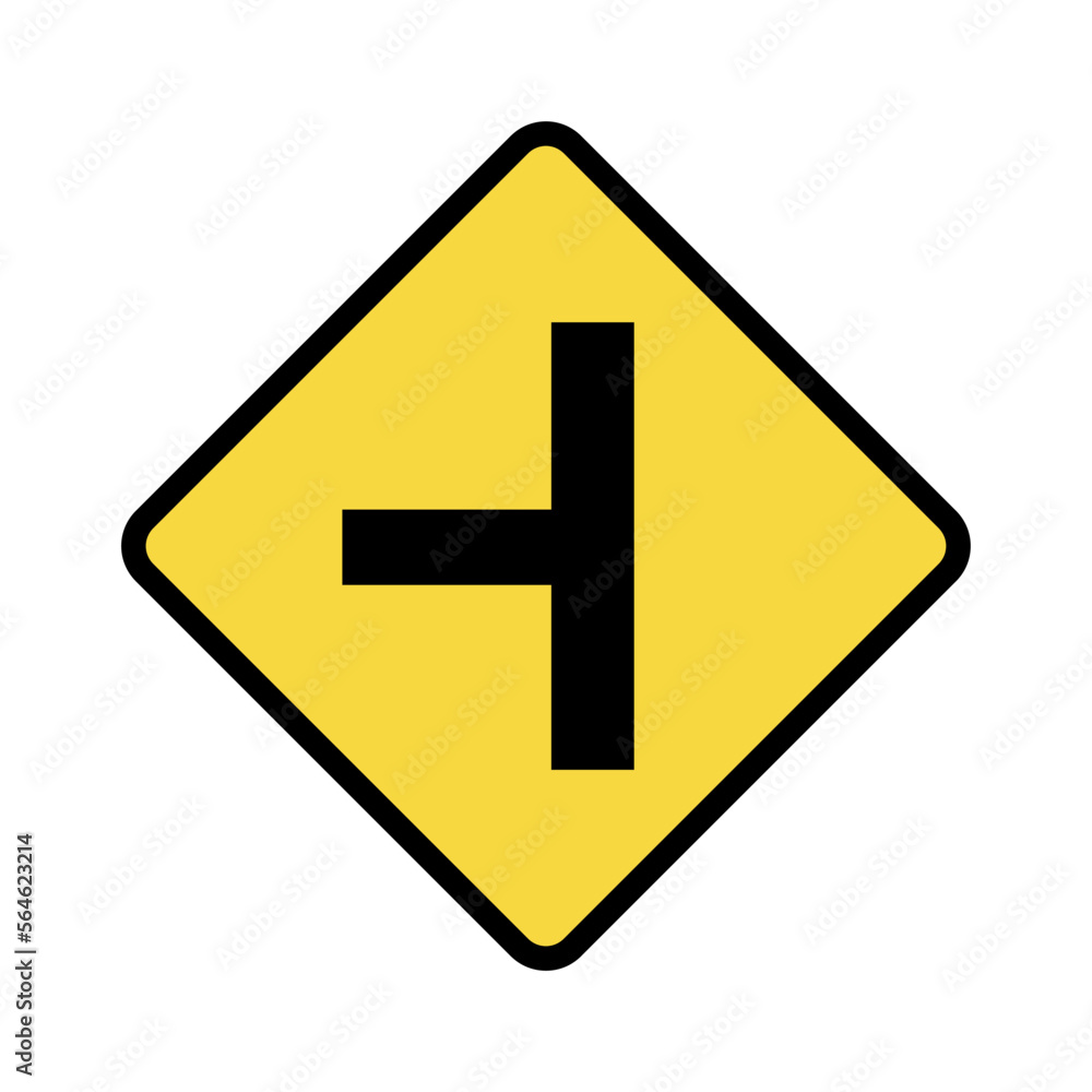 Left side lane signs, Brazilian road sign vector illustration. Left side lane signs, Brazilian road sign vector illustration.