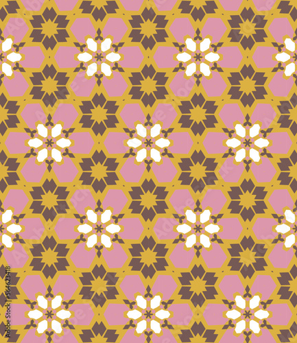 Geometric pattern. Seamless vector background. Ethnic graphic design