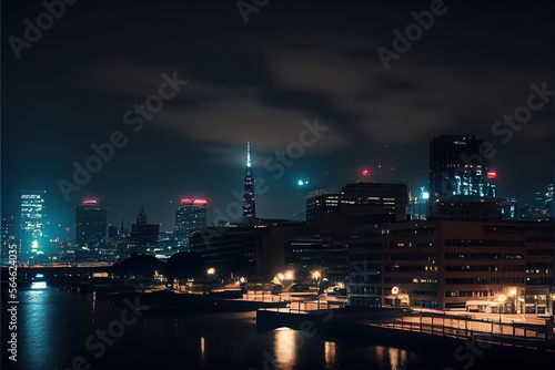 Night view of the city