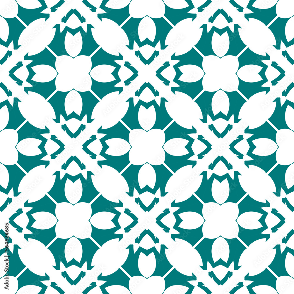 Fototapeta premium Geometric pattern. Seamless vector background. Ethnic graphic design