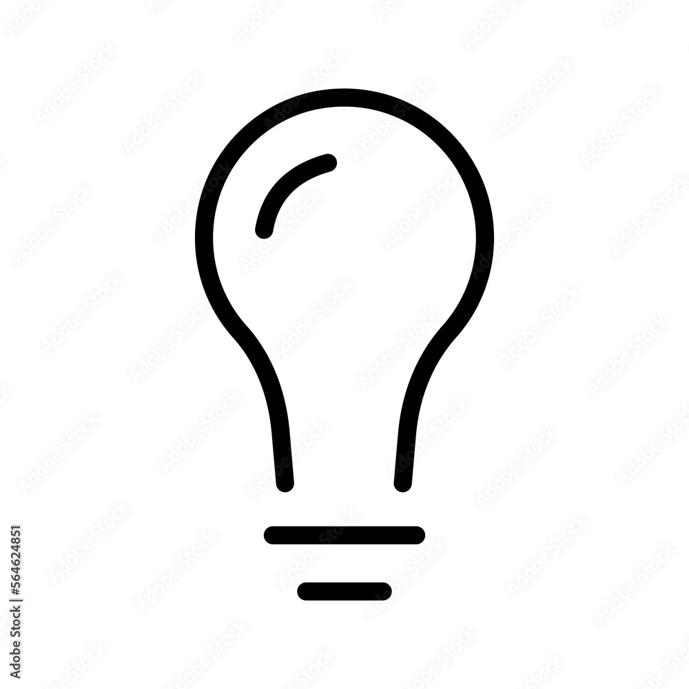 light bulb line Icon. Communication, assessment, stars, energy, electricity, idea, business, plan, team, debate, society, hours. concept communication. Vector black line icon on a white background light bulb line Icon. Communication, assessment, stars, energy, electricity, idea, business, plan, team, debate, society, hours. concept communication. Vector black line icon on a white background
