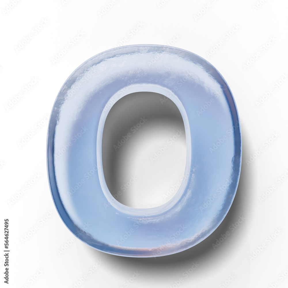 3D uppercase alphabet letter made of ice isolated on transparent background 3D uppercase alphabet letter made of ice isolated on transparent background