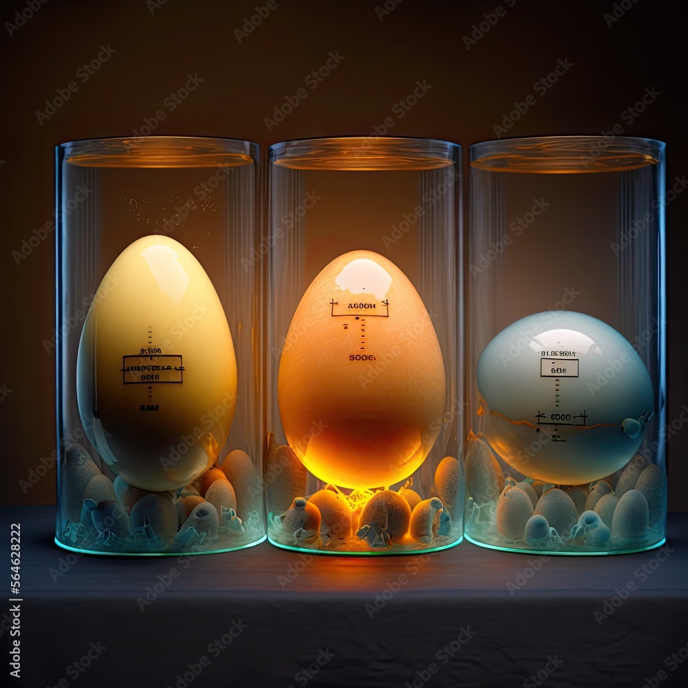 Lab grown eggs, future of ethical egg industry, science experiment