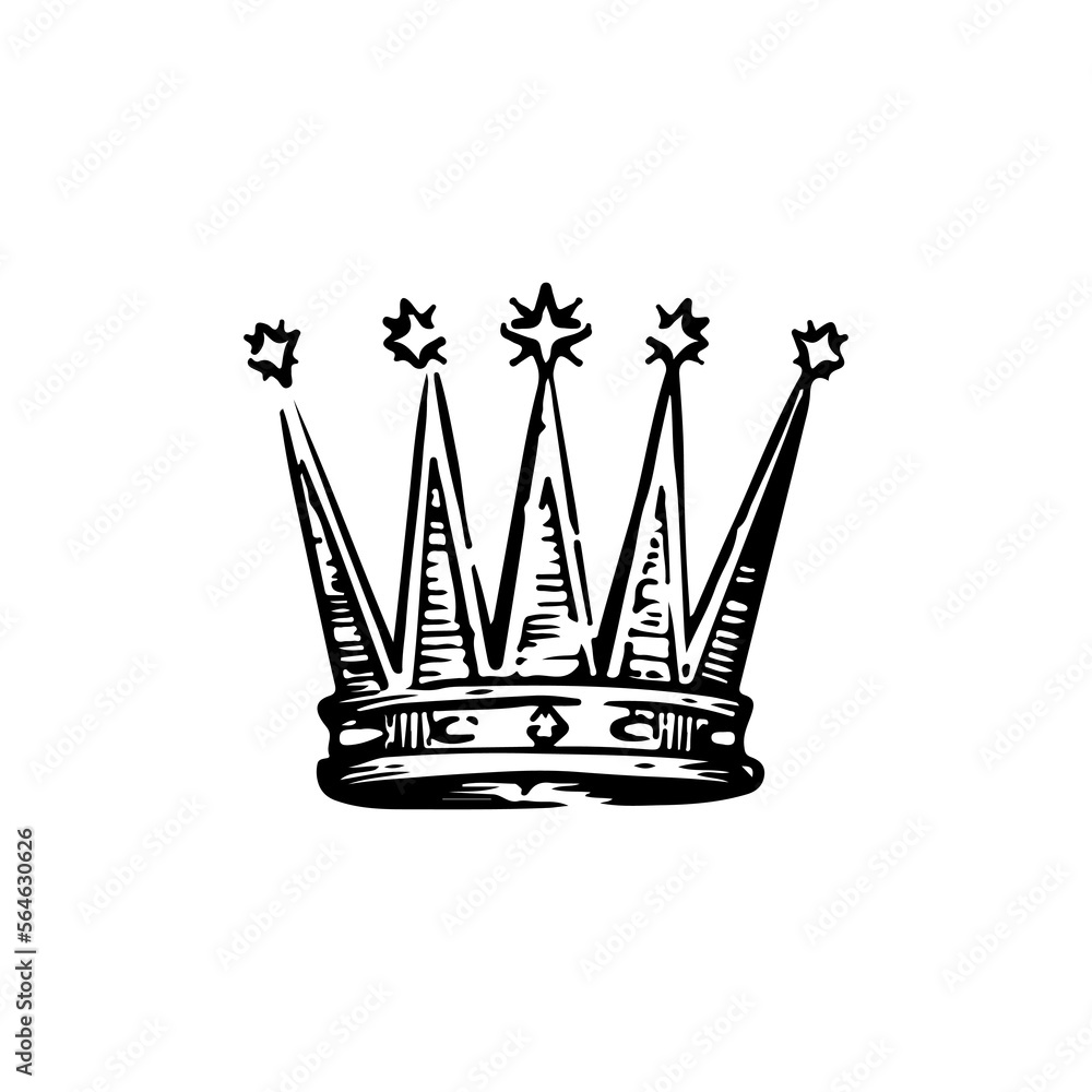 crown illustration vector with concept crown illustration vector with concept