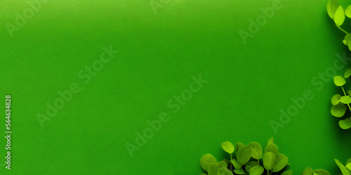 High-Resolution Image of Plants on a Delicate Green Background with Copy Space Showcasing the Natural Beauty and Serenity of Plants, Perfect for Adding a Touch of Nature to any Design
