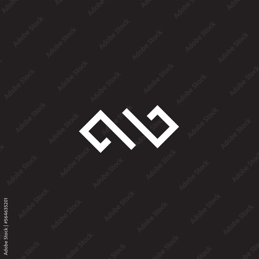 line logo abstract minimalist modern suitable for fashion company and consulting business on black background. line logo abstract minimalist modern suitable for fashion company and consulting business on black background.