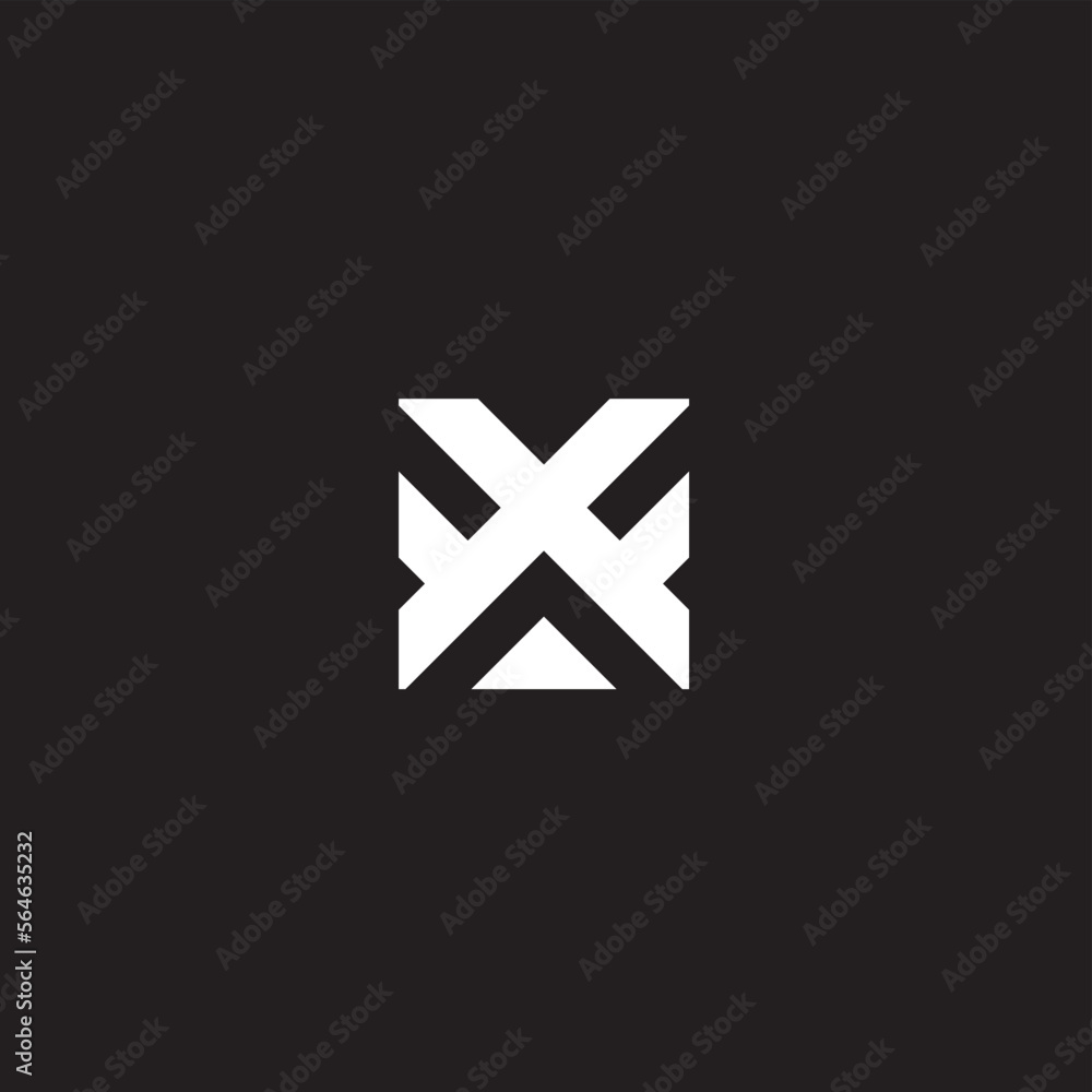 line logo abstract minimalist modern suitable for fashion company and consulting business on black background. line logo abstract minimalist modern suitable for fashion company and consulting business on black background.