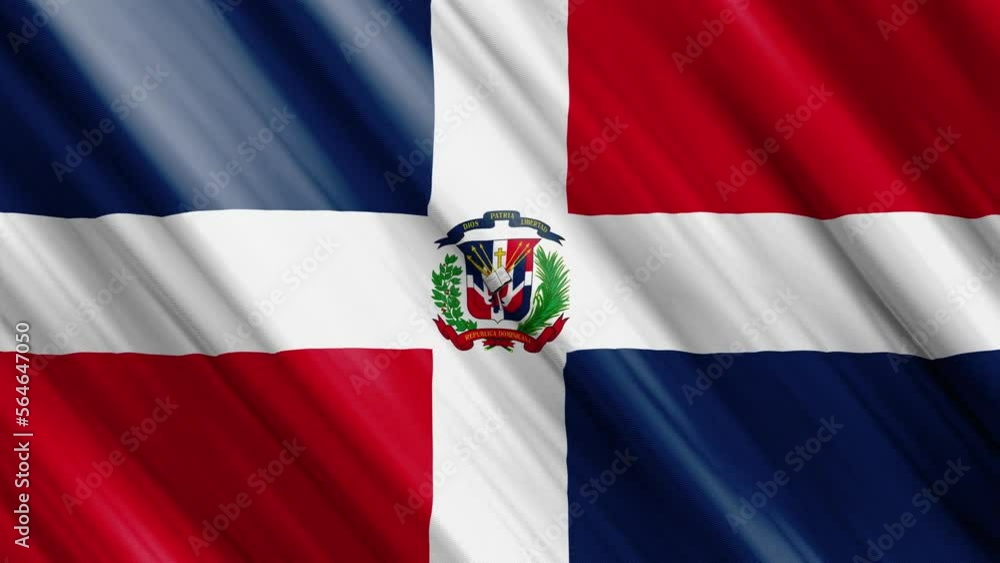 official waving flag of dominican republic, independence day concept, 4K official waving flag of dominican republic, independence day concept, 4K