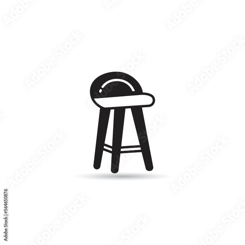 stool icon vector illustration