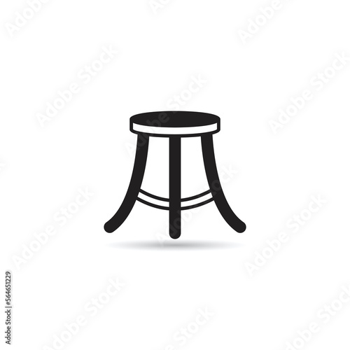 stool icon vector illustration
