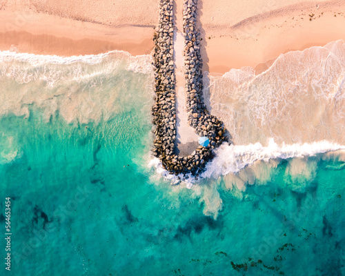 City Beach - Perth Western Australia at dawn. 