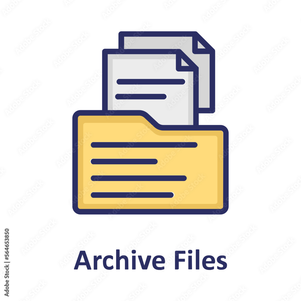 Archives files, file folders Vector Icon which can easily modify or edit
Archives files, file folders Vector Icon which can easily modify or edit