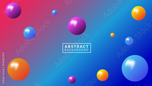 Abstract banner design. Minimal geometric abstract background. Futuristic design gradient shapes.