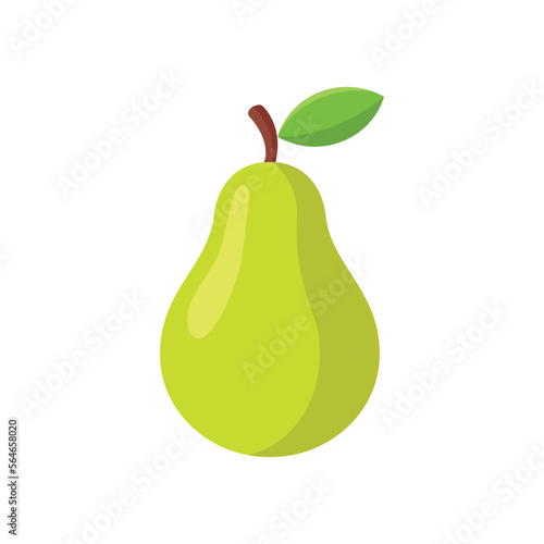 pear fruit icon vector design template simple and modern