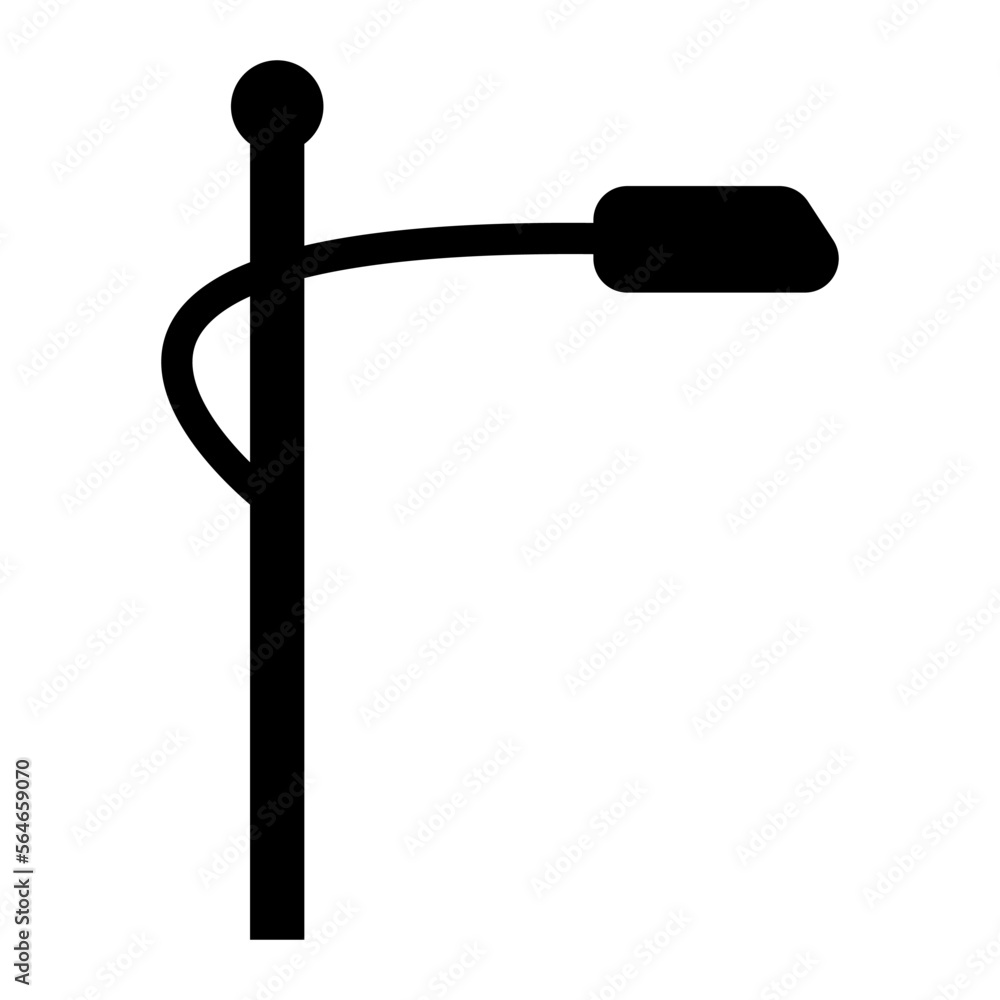Street lights logo illustration vector Street lights logo illustration vector