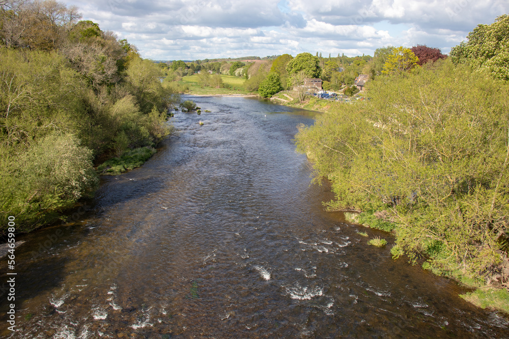 Summertime scenery in Hay on Wye, UK. Summertime scenery in Hay on Wye, UK.