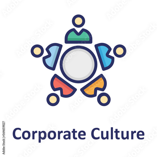Corporate, corporate culture Vector Icon

