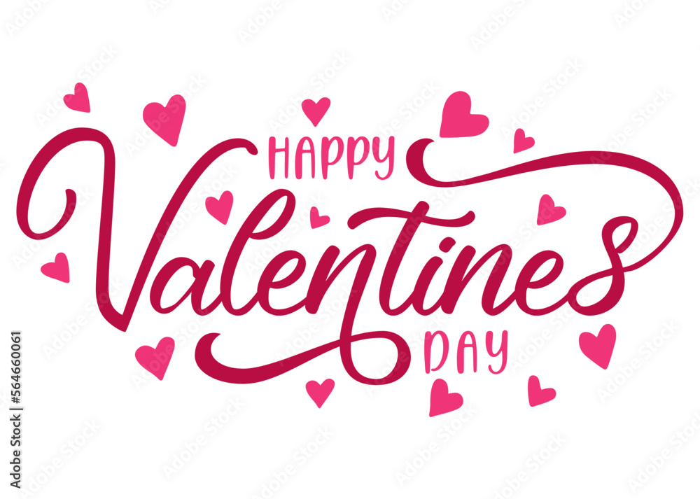 Happy Valentines day with hearts ready for tshirt print svg and cricut files.